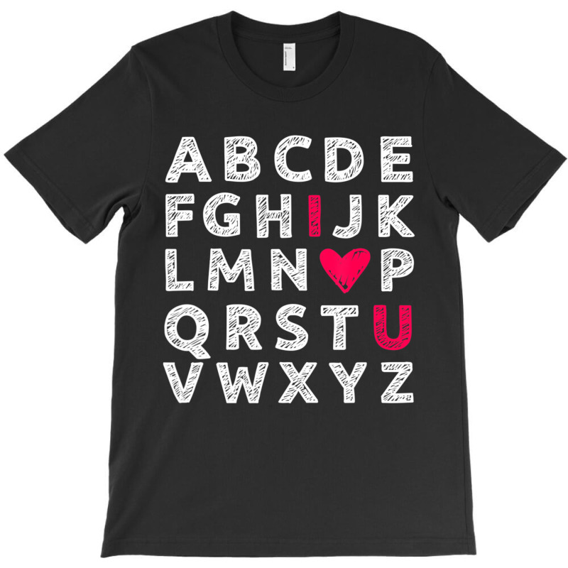 Hot Trend Happy Valentine's Day Cute Retro Teacher Alphabet T-shirt | Artistshot