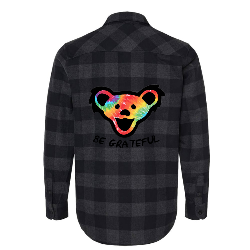 Dead Head X Dancing Bear X Be Grateful Flannel Shirt | Artistshot