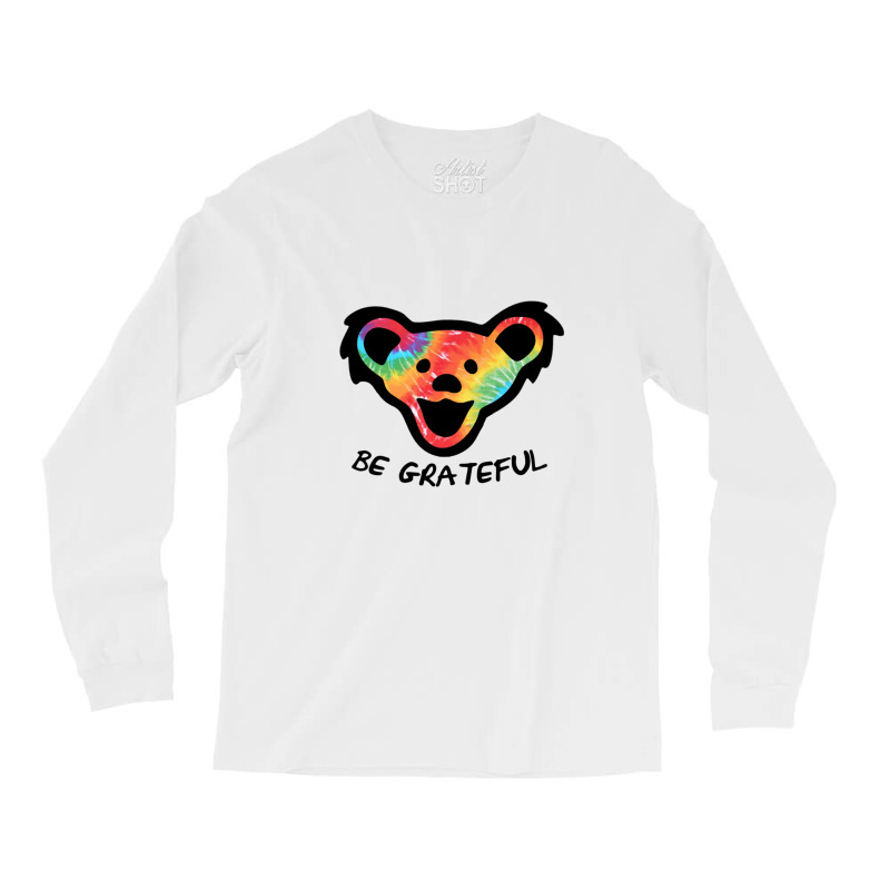 Dead Head X Dancing Bear X Be Grateful Long Sleeve Shirts | Artistshot