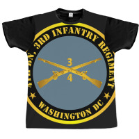 4th Bn 3rd Infantry Regiment - Washington Dc W Inf Branch Graphic T-shirt | Artistshot