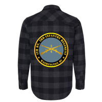 4th Bn 3rd Infantry Regiment - Washington Dc W Inf Branch Flannel Shirt | Artistshot