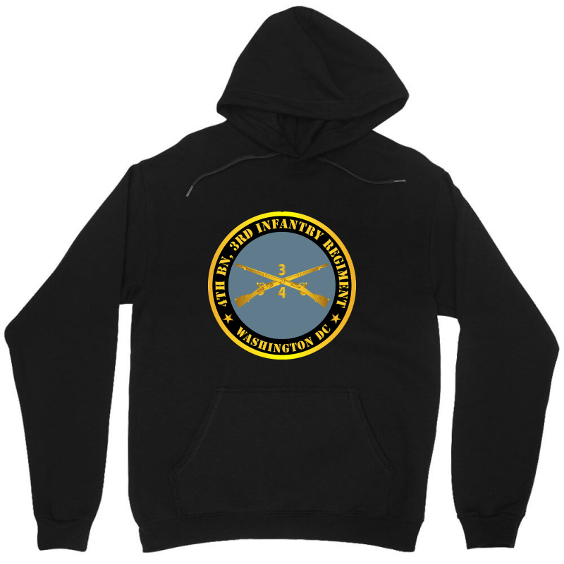 4th Bn 3rd Infantry Regiment - Washington Dc W Inf Branch Unisex Hoodie by stumbledfeatures425 | Artistshot