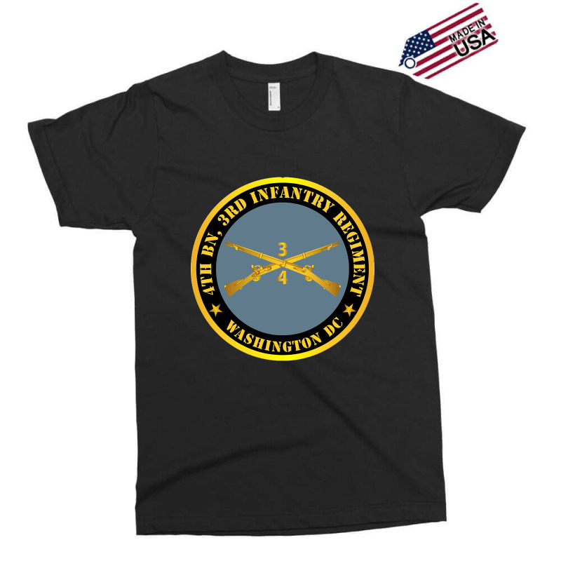 4th Bn 3rd Infantry Regiment - Washington Dc W Inf Branch Exclusive T-shirt by stumbledfeatures425 | Artistshot