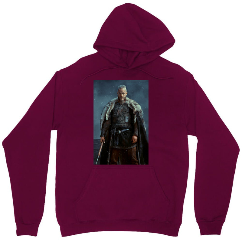 Lothbrok Raven War  Green Nostalgia Unisex Hoodie | Artistshot