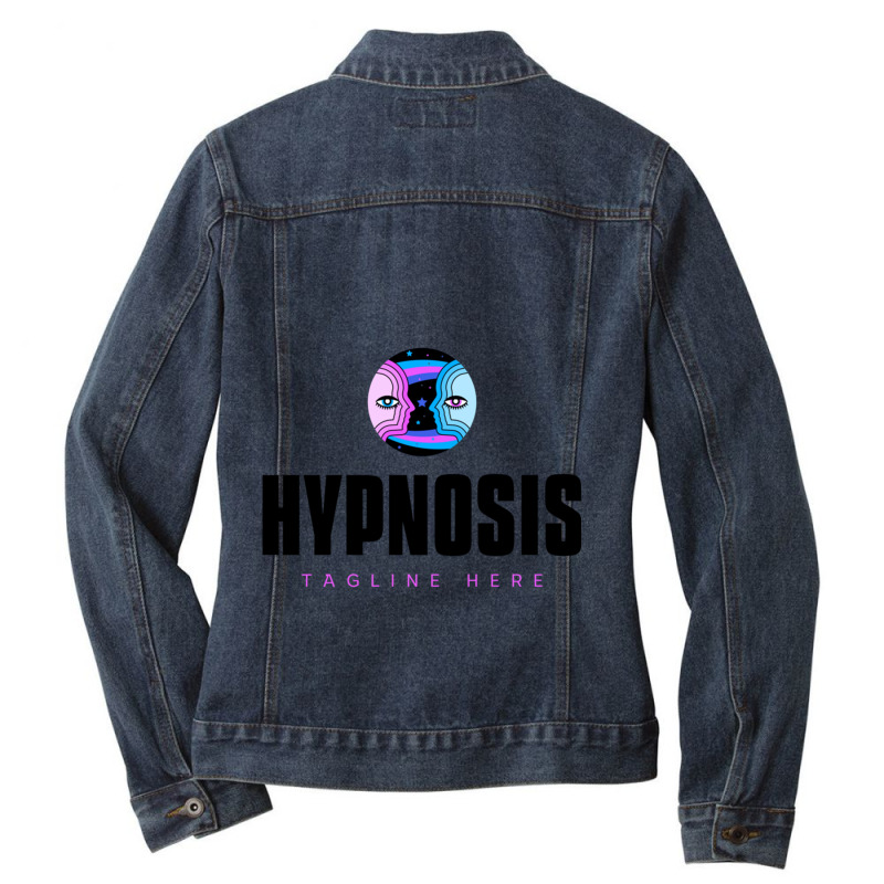 Hypnosis Tagline Here Classic Ladies Denim Jacket by TanHuynhLe | Artistshot