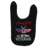 Limited Edition Proud Son Of A Us Air Force Veteran Baby Bibs | Artistshot