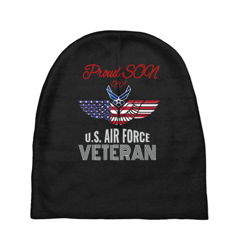 Limited Edition Proud Son Of A Us Air Force Veteran Baby Beanies by yumgaugeteuda | Artistshot