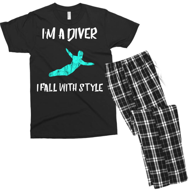 Diver Springboard Diving Platform Diving Aquatic Sport Shirt Men's T-shirt Pajama Set by polioukhi | Artistshot