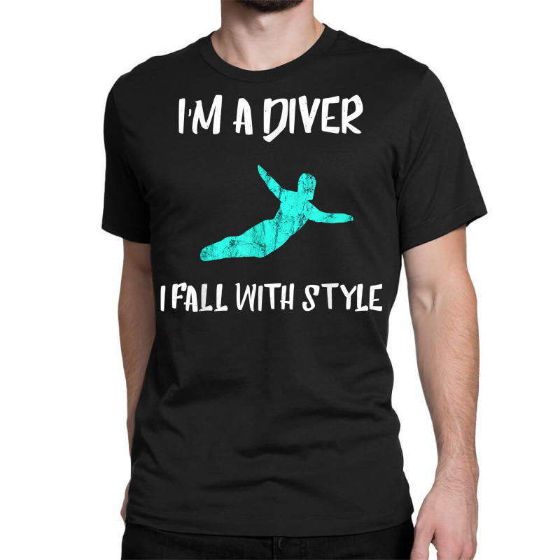 Diver Springboard Diving Platform Diving Aquatic Sport Shirt Classic T-shirt by polioukhi | Artistshot