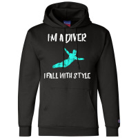 Diver Springboard Diving Platform Diving Aquatic Sport Shirt Champion Hoodie | Artistshot