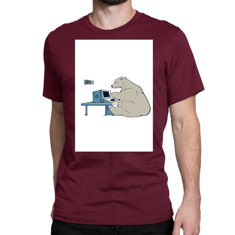 Lost Polar Bear Poster 80s Classic T-shirt by feigelmaguetw | Artistshot