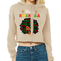 Happy Kwanzaa Decorations African American Seven Principles T Shirt Cropped Hoodie | Artistshot