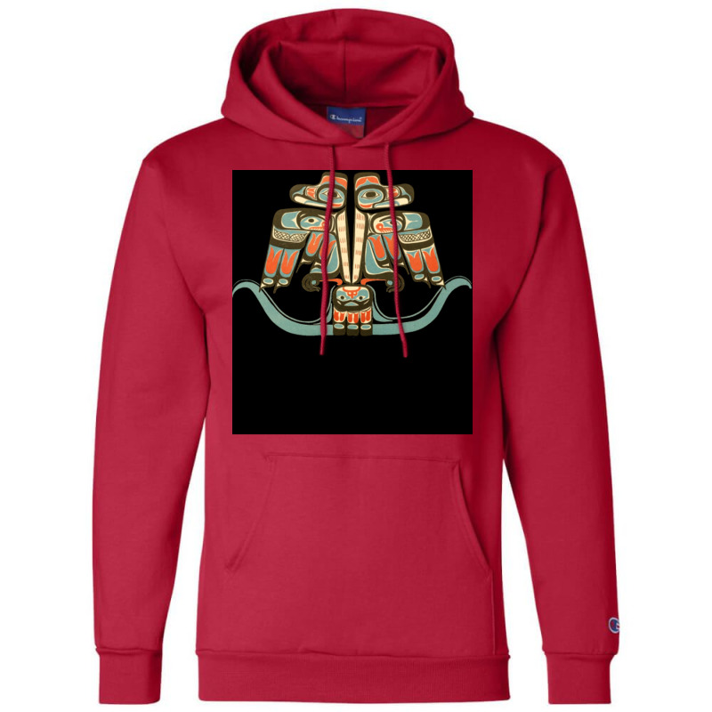 Northwest Coast Native Viking Love  Girl Girl Champion Hoodie | Artistshot