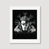 Nordic Norse Viking Warrior Woman  Boy Boy Portrait Canvas Print | Artistshot