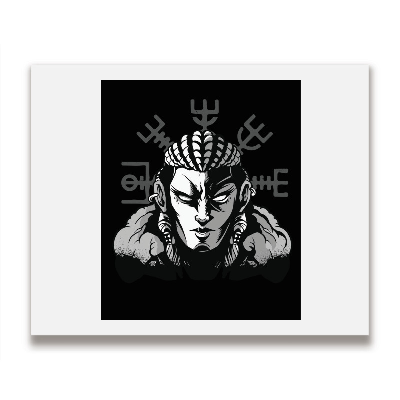 Nordic Norse Viking Warrior Woman  Boy Boy Metal Print Horizontal | Artistshot