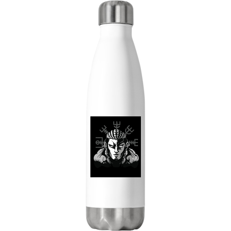 Nordic Norse Viking Warrior Woman  Boy Boy Stainless Steel Water Bottle | Artistshot