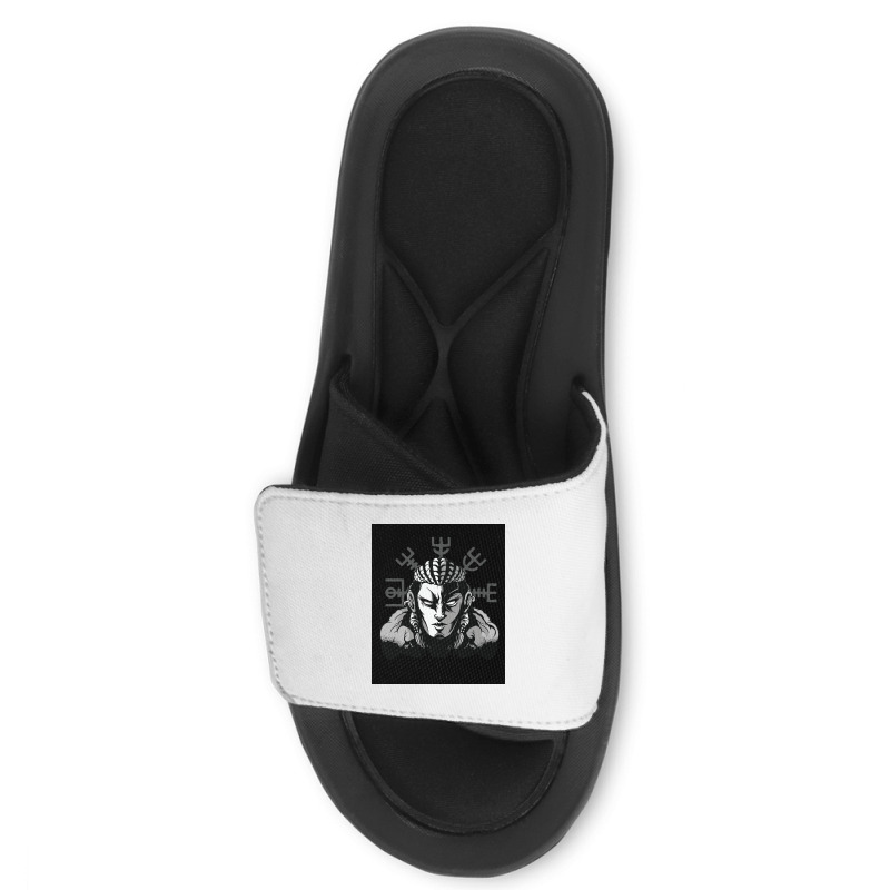 Nordic Norse Viking Warrior Woman  Boy Boy Slide Sandal | Artistshot