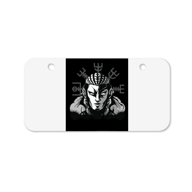 Nordic Norse Viking Warrior Woman  Boy Boy Bicycle License Plate | Artistshot