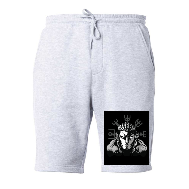 Nordic Norse Viking Warrior Woman  Boy Boy Fleece Short | Artistshot