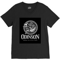 Odinson Nordmann Wodan Wotan Glory Honour Viking Gift  Music Quote V-neck Tee | Artistshot