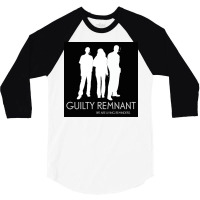 The Leftovers Guilty Remnant Poster 3/4 Sleeve Shirt | Artistshot