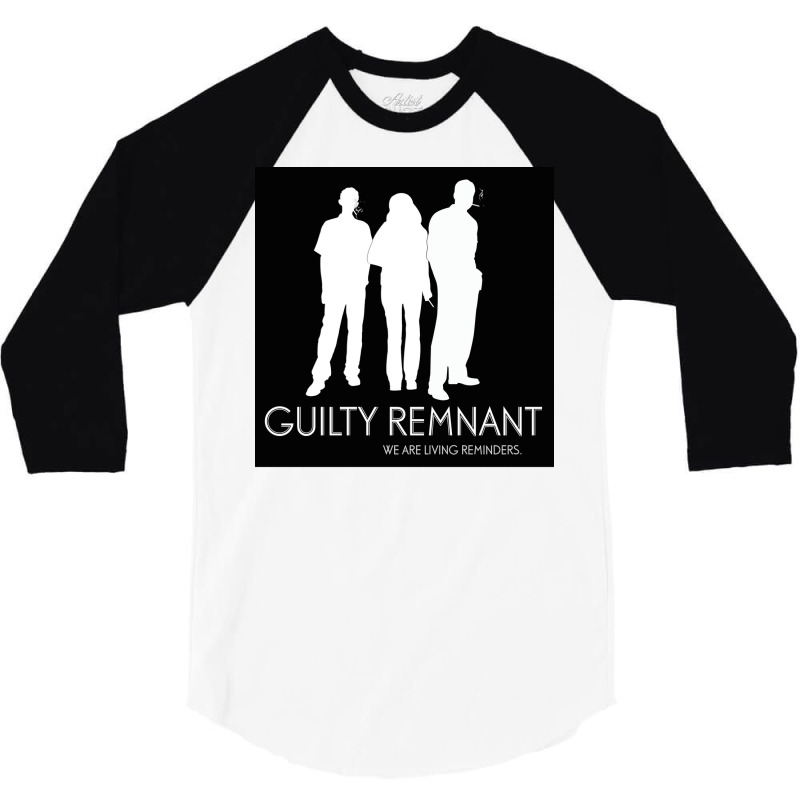 The Leftovers Guilty Remnant Poster 3/4 Sleeve Shirt by wifordlacruep | Artistshot