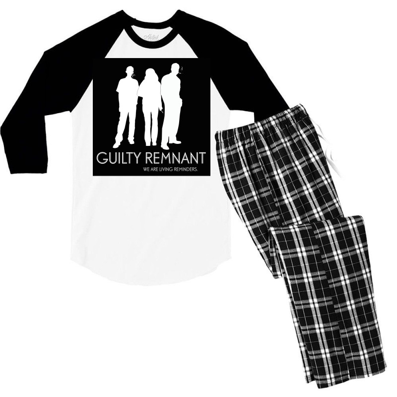 The Leftovers Guilty Remnant Poster Men's 3/4 Sleeve Pajama Set by wifordlacruep | Artistshot