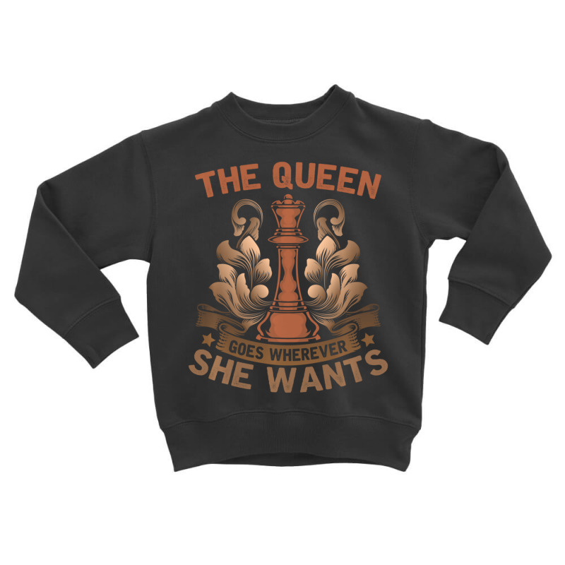 Limited Edition Board Game Player Women Chess Grandmaster Chess Toddler Sweatshirt | Artistshot