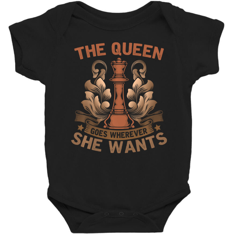 Limited Edition Board Game Player Women Chess Grandmaster Chess Baby Bodysuit | Artistshot