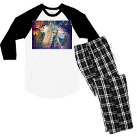 Owl Girl Viking Hunter Female Fighter  Hipster Nostalgia Men's 3/4 Sleeve Pajama Set | Artistshot