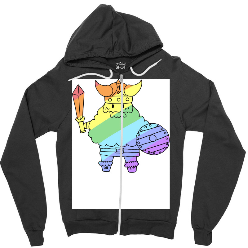 Pride Viking Classic  Girl Cool Zipper Hoodie | Artistshot