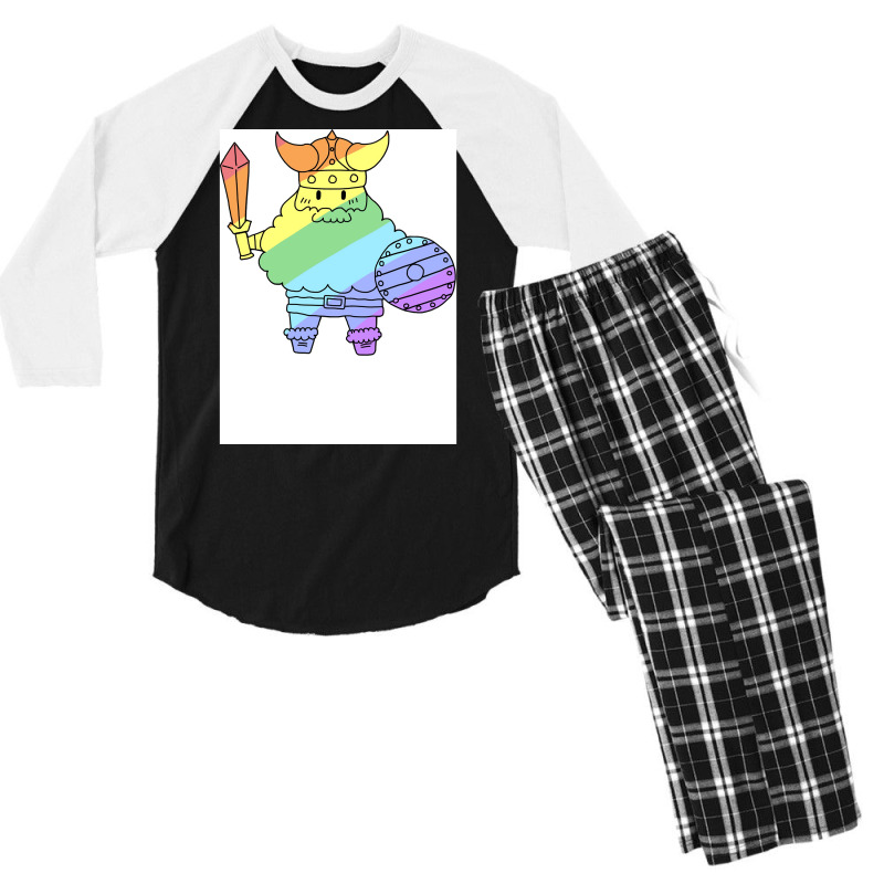 Pride Viking Classic  Girl Cool Men's 3/4 Sleeve Pajama Set | Artistshot