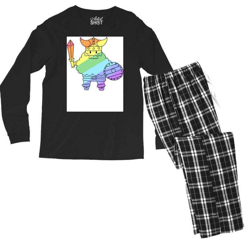 Pride Viking Classic  Girl Cool Men's Long Sleeve Pajama Set | Artistshot