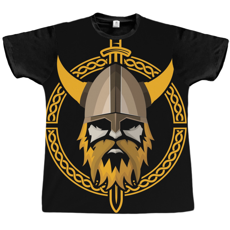 Proud Viking Warrior With Beard Helmet  Love Quote Graphic T-shirt | Artistshot