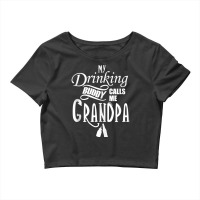 My Drinking Buddy Call Me Funny Grandpa Gifts For Grandpa Tank Top Crop Top | Artistshot