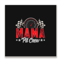 Limited Edition Race Car Birthday Party Racing Family Mama Pit Metal Print Square | Artistshot