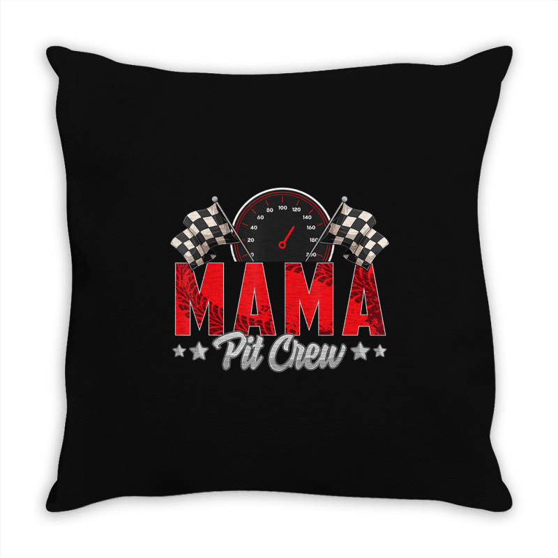 Limited Edition Race Car Birthday Party Racing Family Mama Pit Throw Pillow | Artistshot