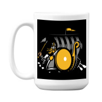 Proud Viking Warrior With Beard Helmet  Music Nostalgia 15 Oz Coffee Mug | Artistshot