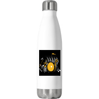 Proud Viking Warrior With Beard Helmet  Music Nostalgia Stainless Steel Water Bottle | Artistshot