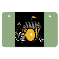 Proud Viking Warrior With Beard Helmet  Music Nostalgia Atv License Plate | Artistshot