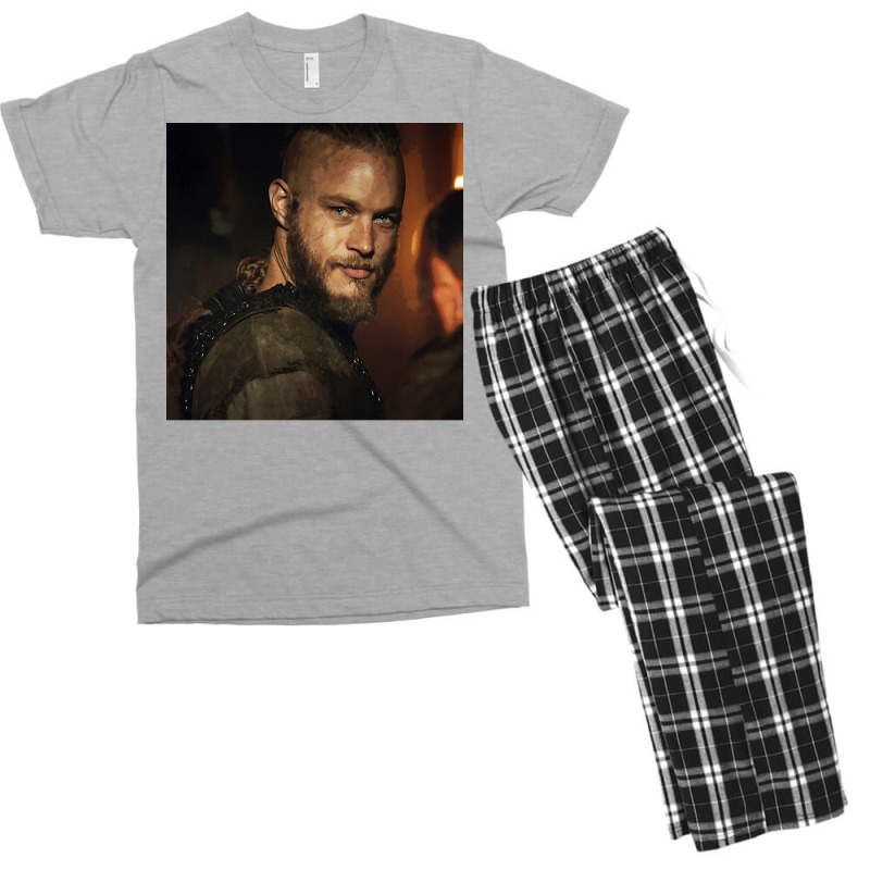 Ragnar  Humor Hipster Men's T-shirt Pajama Set | Artistshot