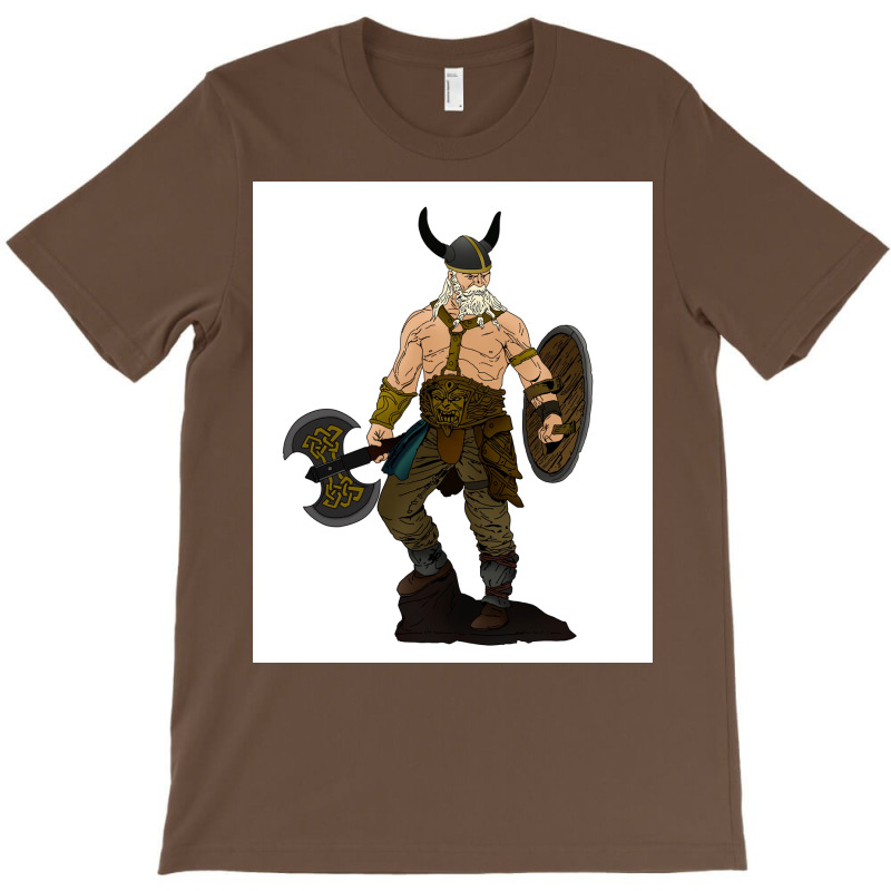 Shield And Axe As Good Gear For Bearded Viking Gift Idea For Hard Men T-shirt | Artistshot