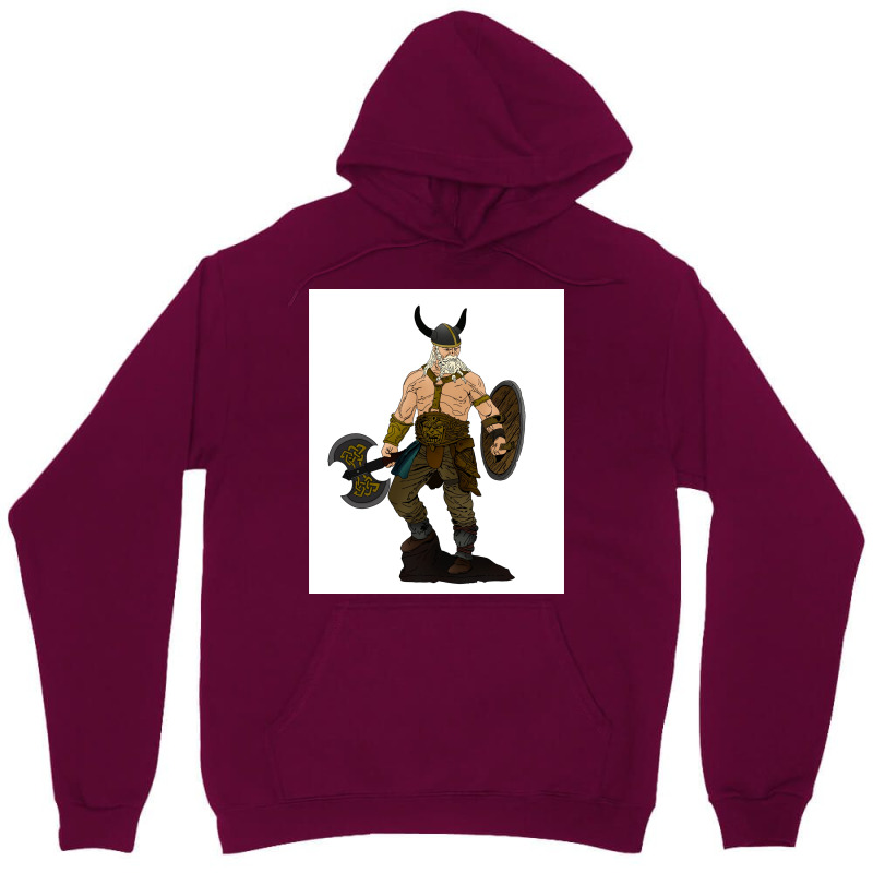 Shield And Axe As Good Gear For Bearded Viking Gift Idea For Hard Men Unisex Hoodie | Artistshot