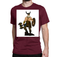 Shield And Axe As Good Gear For Bearded Viking Gift Idea For Hard Men Classic T-shirt | Artistshot