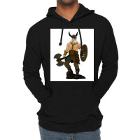 Shield And Axe As Good Gear For Bearded Viking Gift Idea For Hard Men Lightweight Hoodie | Artistshot