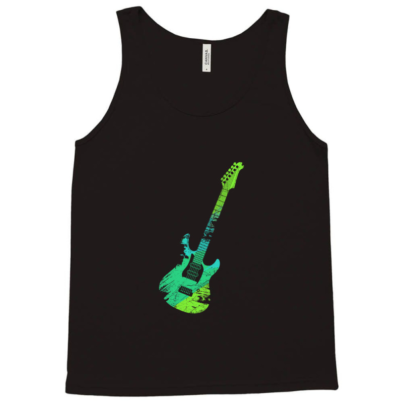 Guitar Gift Guitarist Musical Instrument Tank Top by JeffAVanduyn | Artistshot