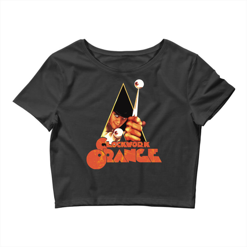 Limited Edition Clockwork Orange Crop Top by bummercaught | Artistshot