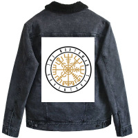 The Northman Symbole  Hippie Quote Unisex Sherpa-lined Denim Jacket | Artistshot