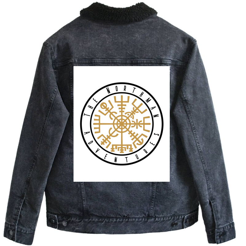 The Northman Symbole  Hippie Quote Unisex Sherpa-lined Denim Jacket | Artistshot