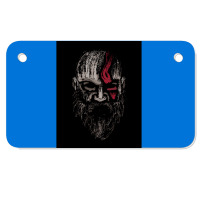 The Warrior Of Gods  Music Trending Motorcycle License Plate | Artistshot